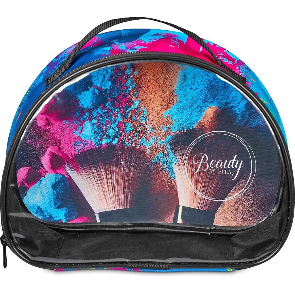 Pre-Production Sample Hoppla Aloe Toiletry Bag With PVC Front Window - Image 9