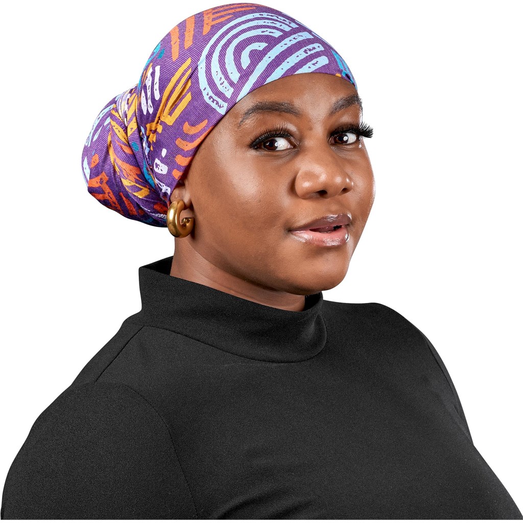 Pre-Production Sample Hoppla Crown Polyester Head Wrap - Image 4