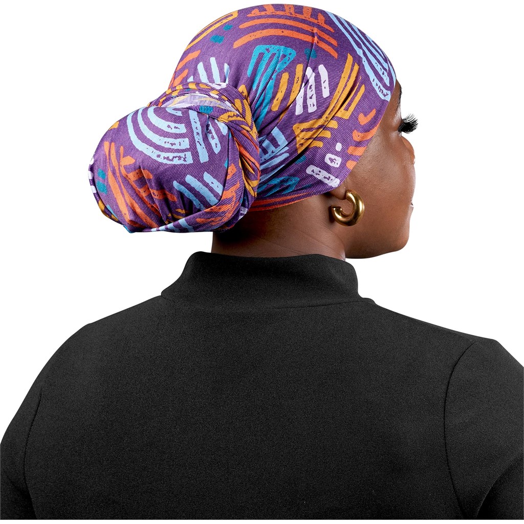 Pre-Production Sample Hoppla Crown Polyester Head Wrap - Image 5