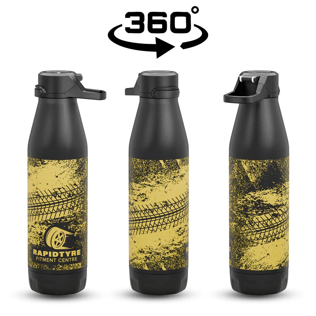 Slazenger Novac Stainless Steel Vacuum Water Bottle - 500ml - Image 4