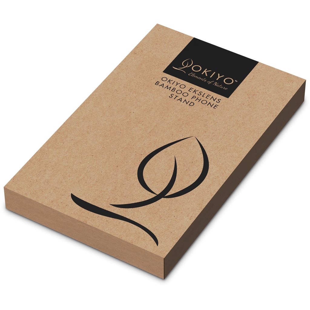 Okiyo Ekslens Bamboo Phone Stand - Image 6