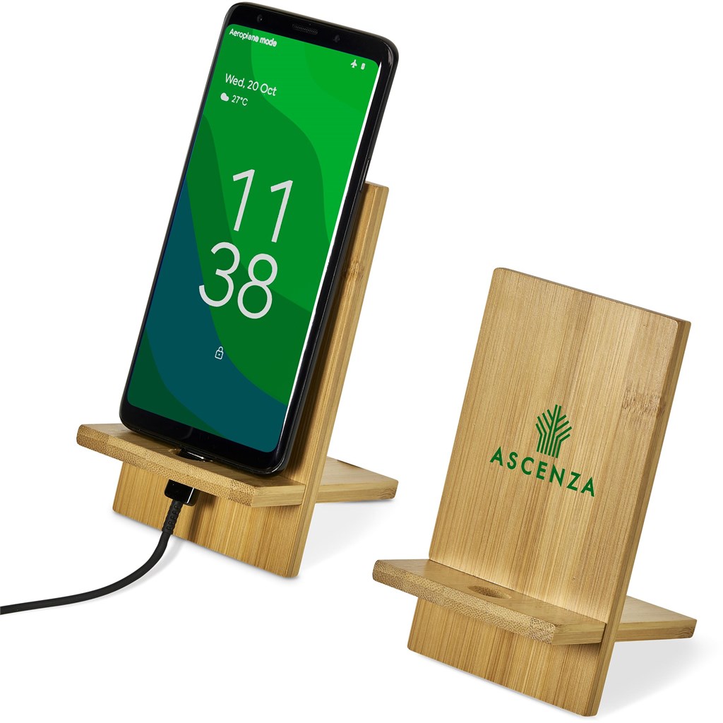 Okiyo Ekslens Bamboo Phone Stand - Image 5