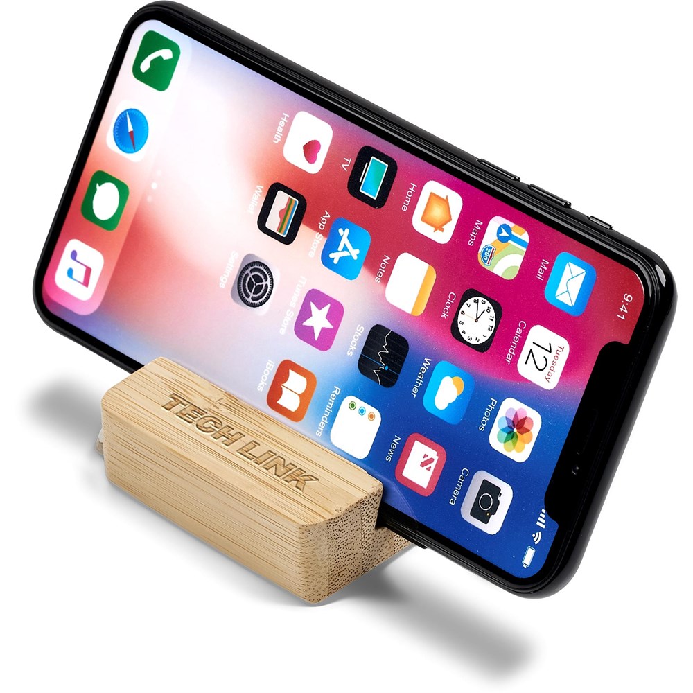 Okiyo Shinpura Bamboo Phone & Tablet Stand - Image 14