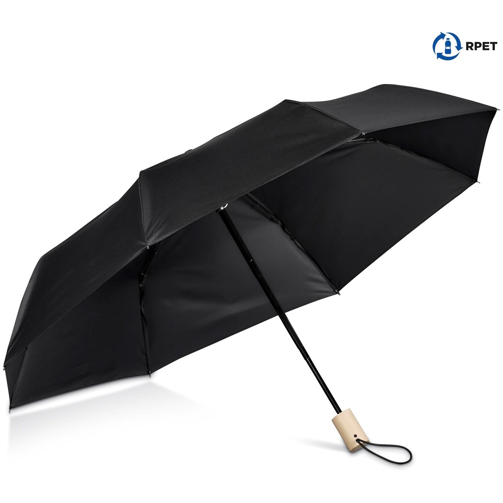 Okiyo Ameno Recycled PET Auto-Open Compact Umbrella - Image 2