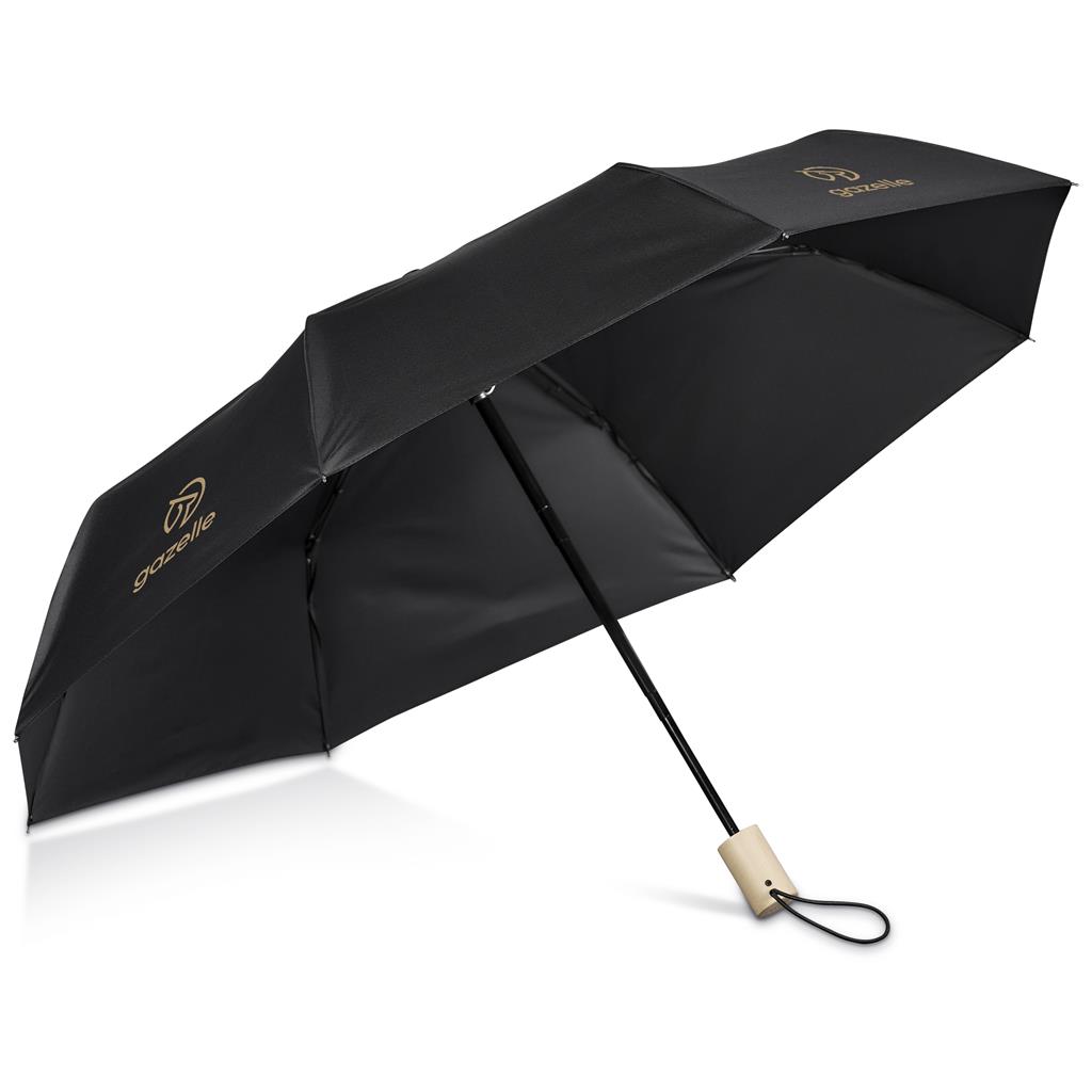Okiyo Ameno Recycled PET Auto-Open Compact Umbrella - Image 6