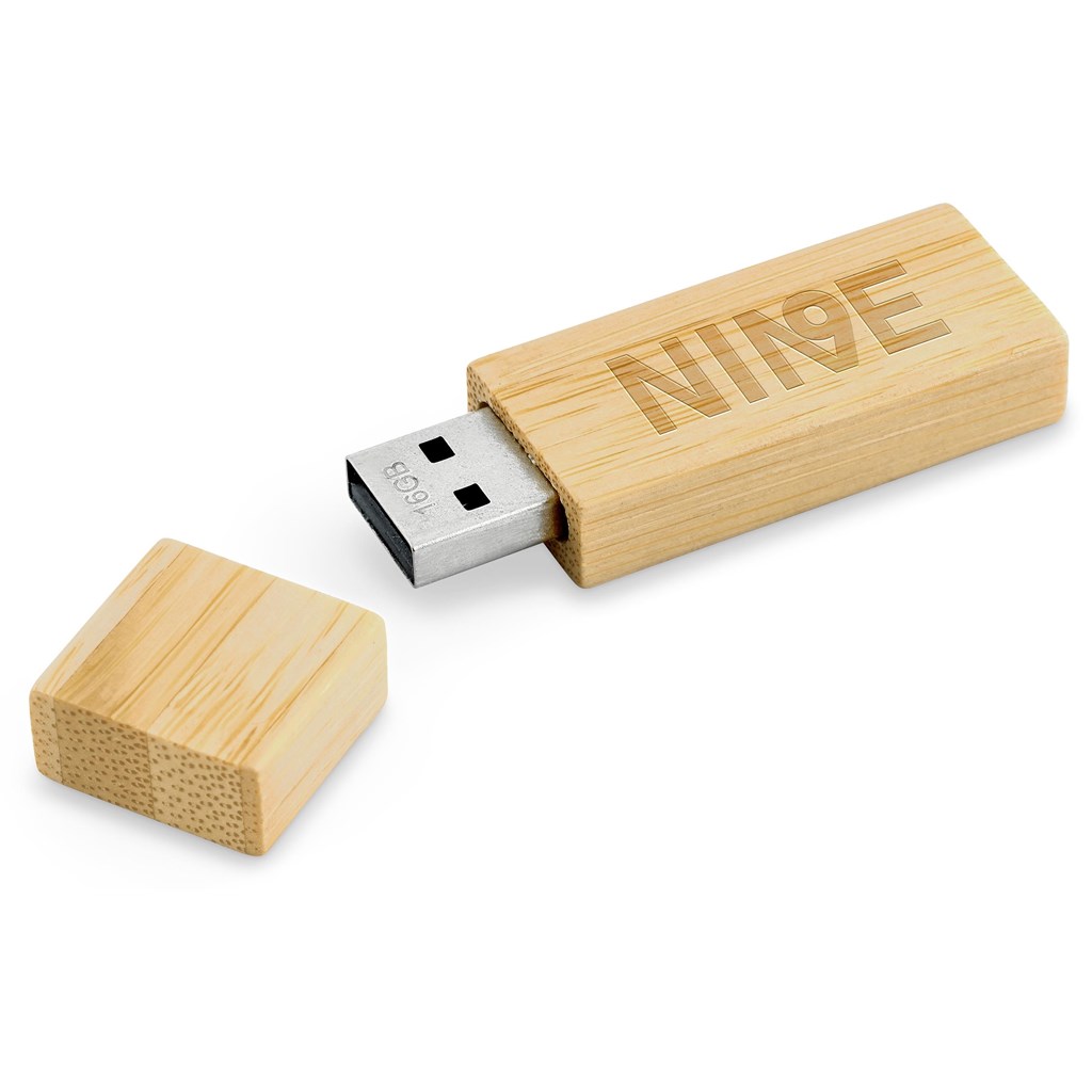 Okiyo Komorebi Bamboo Flash Drive - 16GB - Image 10