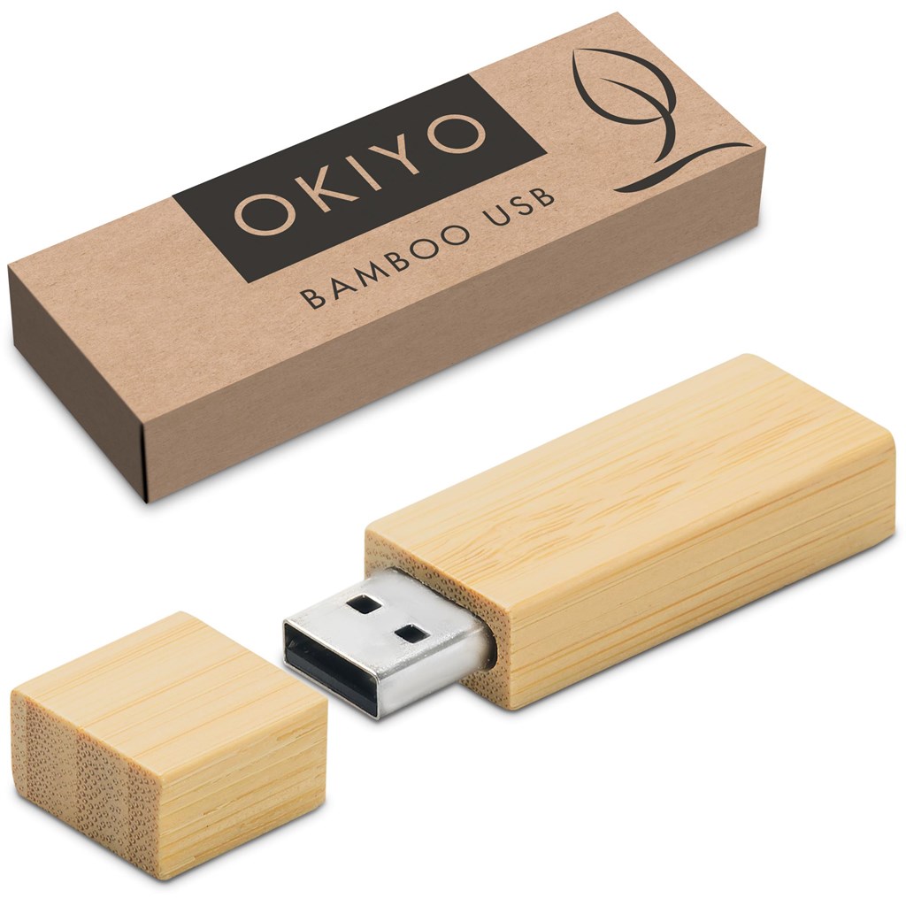 Okiyo Komorebi Bamboo Flash Drive - 16GB - Image 4